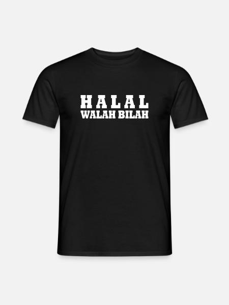 Halal - Männer T-Shirt - Schwarz