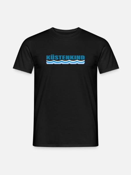 KÜSTENKIND - Männer T-Shirt - Schwarz
