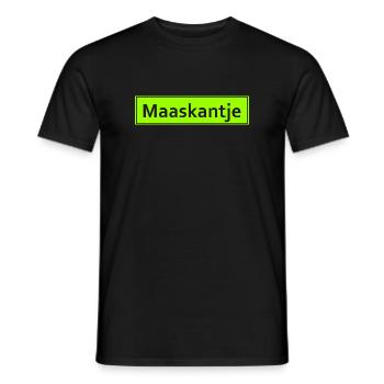 Maaskantje - Oranje - Niederlande - Nederland - Männer T-Shirt - Schwarz - Vorne - AI Model Male 178 light (178cm)