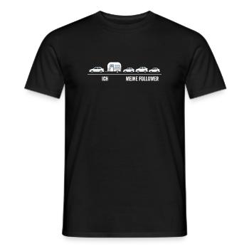 Ich meine Follower Karawane - Männer T-Shirt - Schwarz - Vorne - AI Model Male 178 light (178cm)