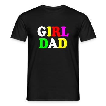 Girl dad - Männer T-Shirt - Schwarz - Vorne - AI Model Male 178 light (178cm)