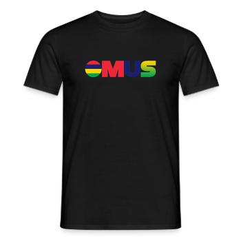 Mauritius - Men's T-Shirt - black - Front - AI Model Male 178 light (178cm)
