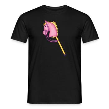 Buntes Steckenpferd Cool Hobby Horse Cadeaux - T-shirt homme - noir - Devant - AI Model Male 178 light (178cm)