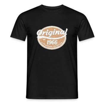 1966 - Männer T-Shirt - Schwarz - Vorne - AI Model Male 178 light (178cm)
