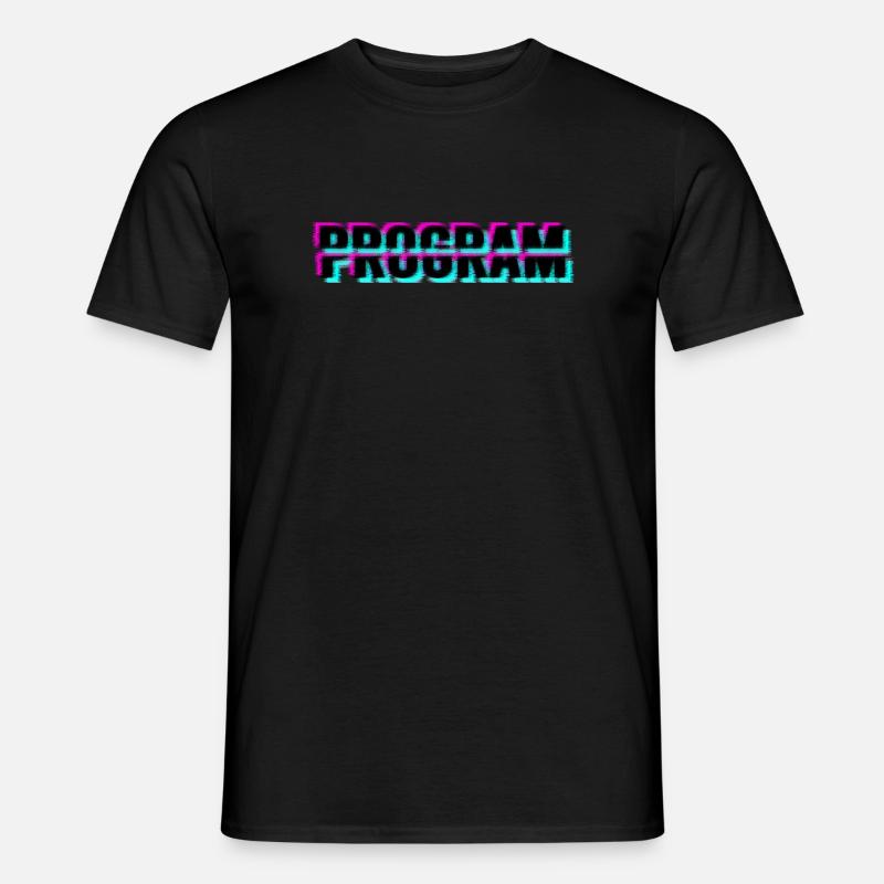 Programme informatique - T-shirt homme - noir