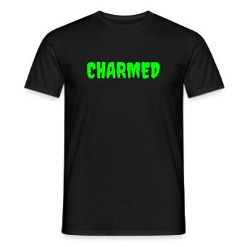 Enchanted Forest Mythical Creature Design - Men's T-Shirt - black - Front - AI Model Male 178 light (178cm)