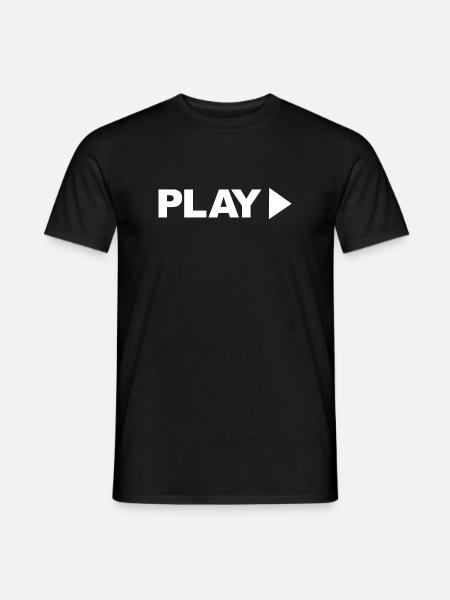 Jouer - T-shirt homme - noir