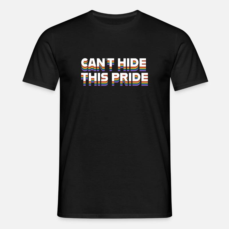Can't Hide This Pride - Men's T-Shirt - black