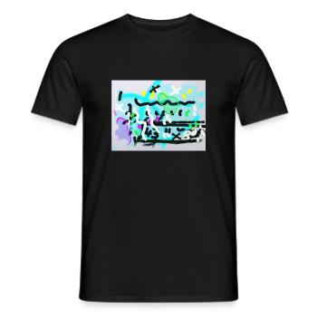 edgar - Männer T-Shirt - Schwarz - Vorne - AI Model Male 178 light (178cm)