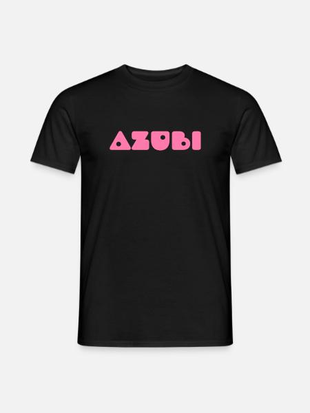 Azubi Tshirt 8 23 rosa - Männer T-Shirt - Schwarz