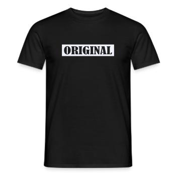 original- - Männer T-Shirt - Schwarz - Vorne - AI Model Male 178 light (178cm)