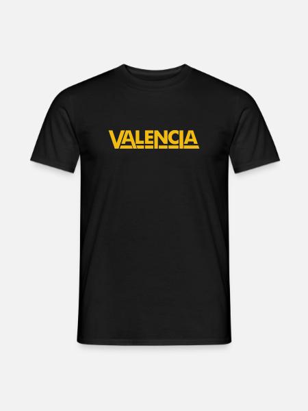 Valence Espagne Jaune - T-shirt homme - noir