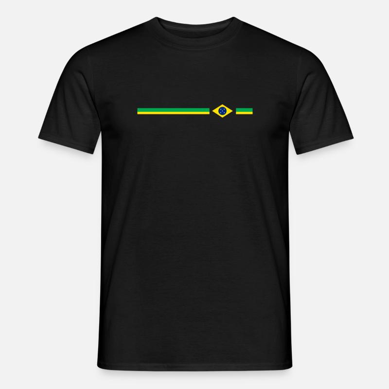 Brasilien-Design-Logo - Männer T-Shirt - Schwarz