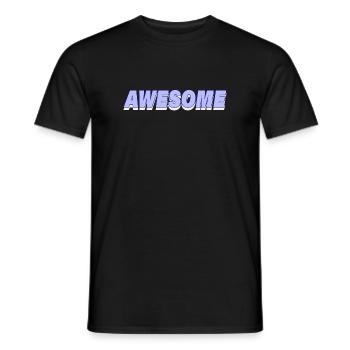 GÉNIAL - T-shirt homme - noir - Devant - AI Model Male 178 light (178cm)