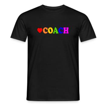 Coach - Men's T-Shirt - black - Front - AI Model Male 178 light (178cm)