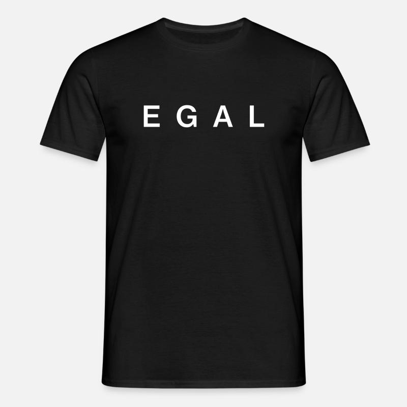 EGAL – Minimal Statement - Men's T-Shirt - black