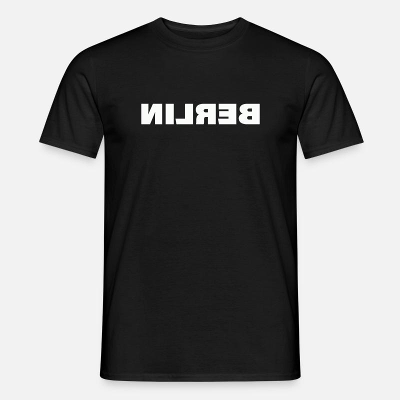 BERLIN - Männer T-Shirt - Schwarz