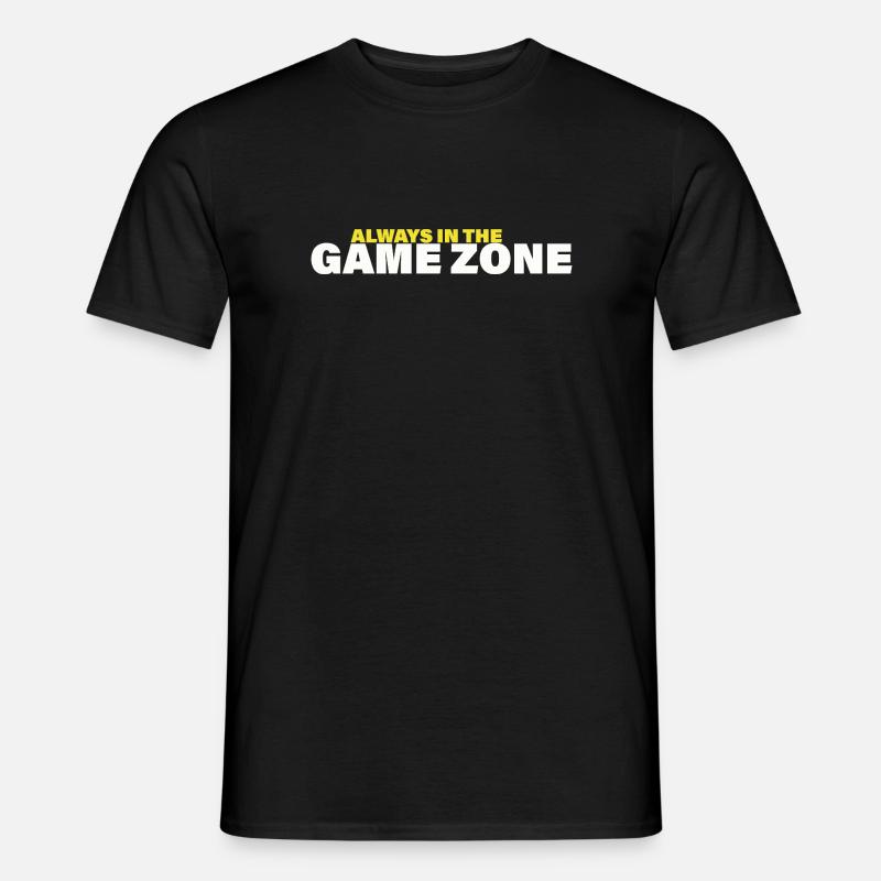 GAME ZONE - Männer T-Shirt - Schwarz