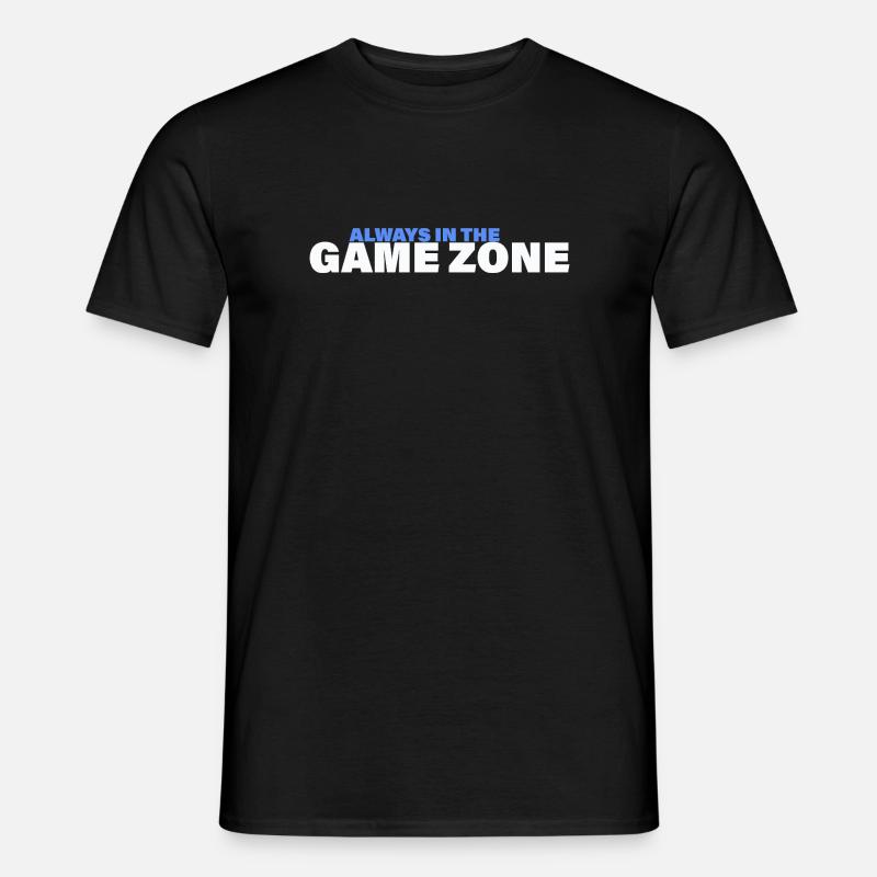 GAME ZONE - Männer T-Shirt - Schwarz