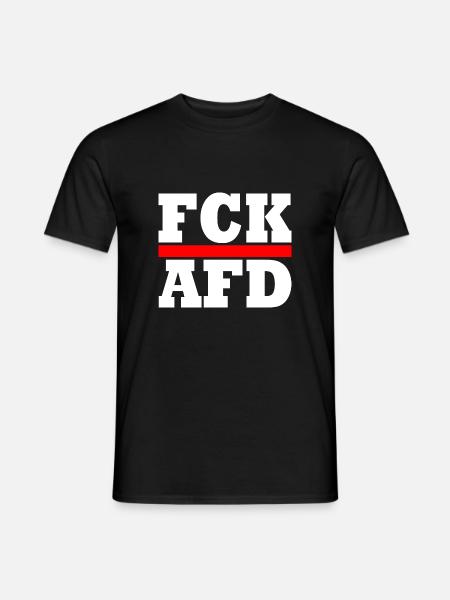 Fck afd - Men's T-Shirt - black