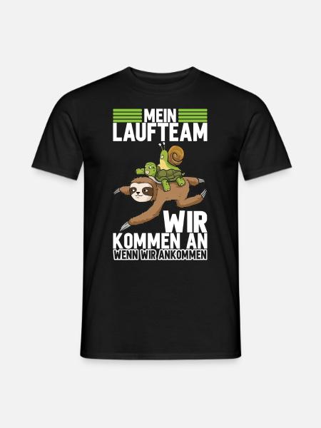 Joggen Sport Lustiger Spruch - Männer T-Shirt - Schwarz