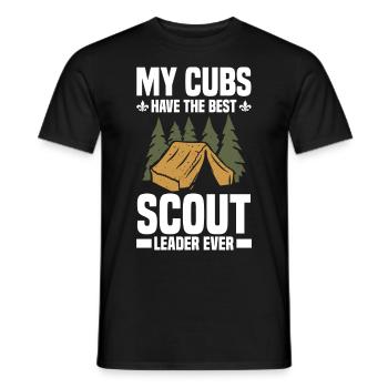 Pfadfinderleiter | Pfadfinder Scouting Geschenk - Männer T-Shirt - Schwarz - Vorne - AI Model Male 178 light (178cm)