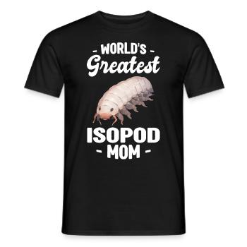 Isopoden Geschenk | Kellerasseln Asseln Mauerassel - Männer T-Shirt - Schwarz - Vorne - AI Model Male 178 light (178cm)