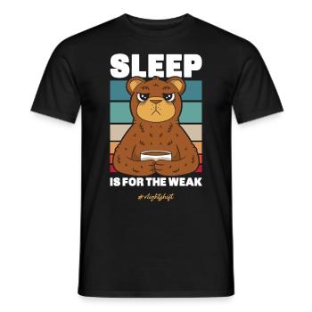 Nachtschicht Witzige Sprüche Nachtarbeit Geschenk - Männer T-Shirt - Schwarz - Vorne - AI Model Male 178 light (178cm)