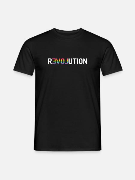 Mois de la fierté LGBT - Love Revolution - T-shirt homme - noir