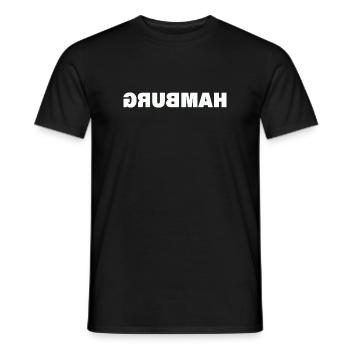 HAMBURG - Men's T-Shirt - black - Front - AI Model Male 178 light (178cm)