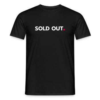 Ausverkauft - Männer T-Shirt - Schwarz - Vorne - AI Model Male 178 light (178cm)