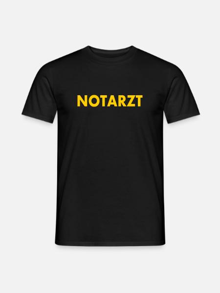 Notarzt - Männer T-Shirt - Schwarz