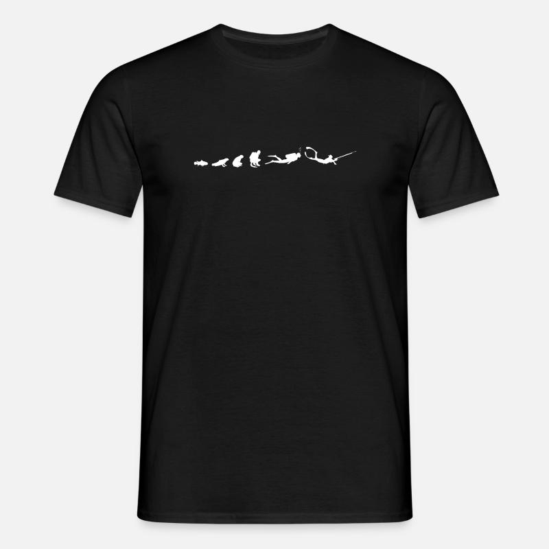 Diving Evolution - Men's T-Shirt - black