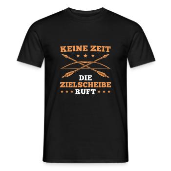 Bogensport Die Zielscheibe ruft Bogenschießen - Männer T-Shirt - Schwarz - Vorne - AI Model Male 178 light (178cm)