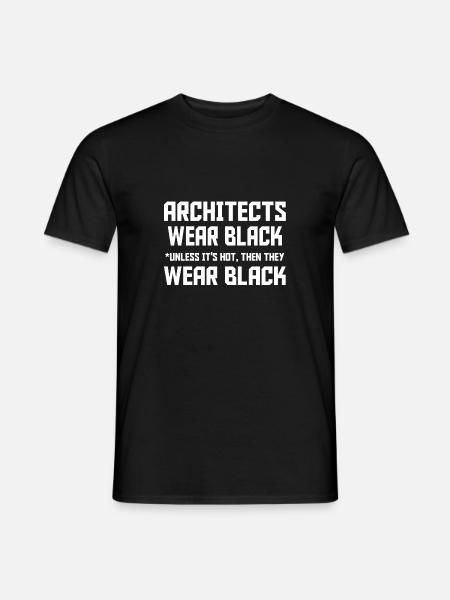 Architects wear Black - Men's T-Shirt - black