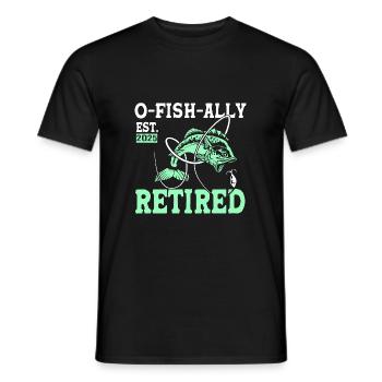 Retirement 2025 Pensioner Pension Pensioner - Men's T-Shirt - black - Front - AI Model Male 178 light (178cm)