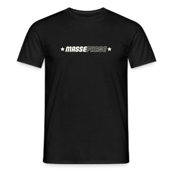 Masse Phase - Männer T-Shirt - Schwarz - Vorne - AI Model Male 178 light (178cm)
