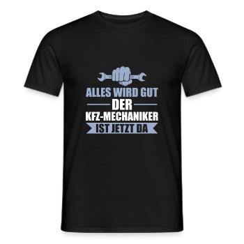 Auto Schrauber Mechatroniker Kfz Mechaniker - Männer T-Shirt - Schwarz - Vorne - AI Model Male 178 light (178cm)