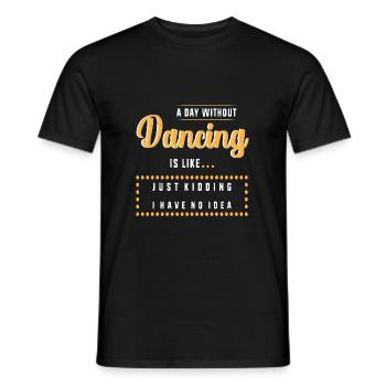 Tänzer Choreograph Tänzerin Tanzen Tanzlehrer - Männer T-Shirt - Schwarz - Vorne - AI Model Male 178 light (178cm)