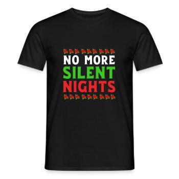 Weihnachten Gender Reveal Neugeborenes Babysprüche - Männer T-Shirt - Schwarz - Vorne - AI Model Male 178 light (178cm)
