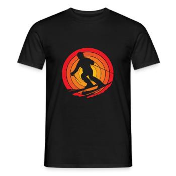 Ski Ski Holiday - Men's T-Shirt - black - Front - AI Model Male 178 light (178cm)