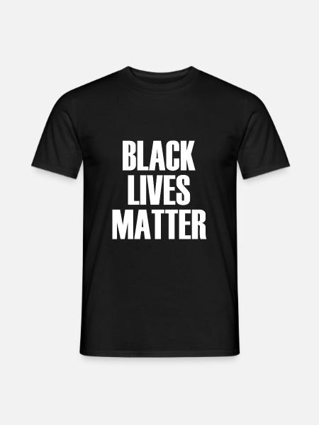 Black Lives Matter - Männer T-Shirt - Schwarz