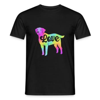 Chesapeake Bay Retriever - Männer T-Shirt - Schwarz - Vorne - AI Model Male 178 light (178cm)