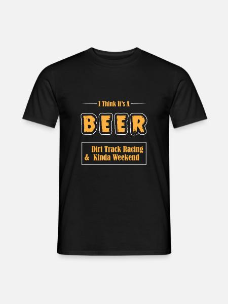 Dirt Track Racing - Men's T-Shirt - black