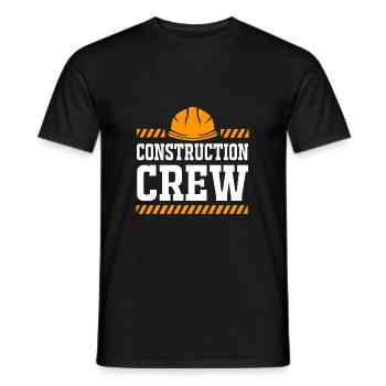 Chantier de construction - T-shirt homme - noir - Devant - AI Model Male 178 light (178cm)