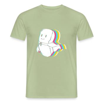 Chicken Nuggets - Men's T-Shirt - sage - Front - AI Model Male 178 light (178cm)