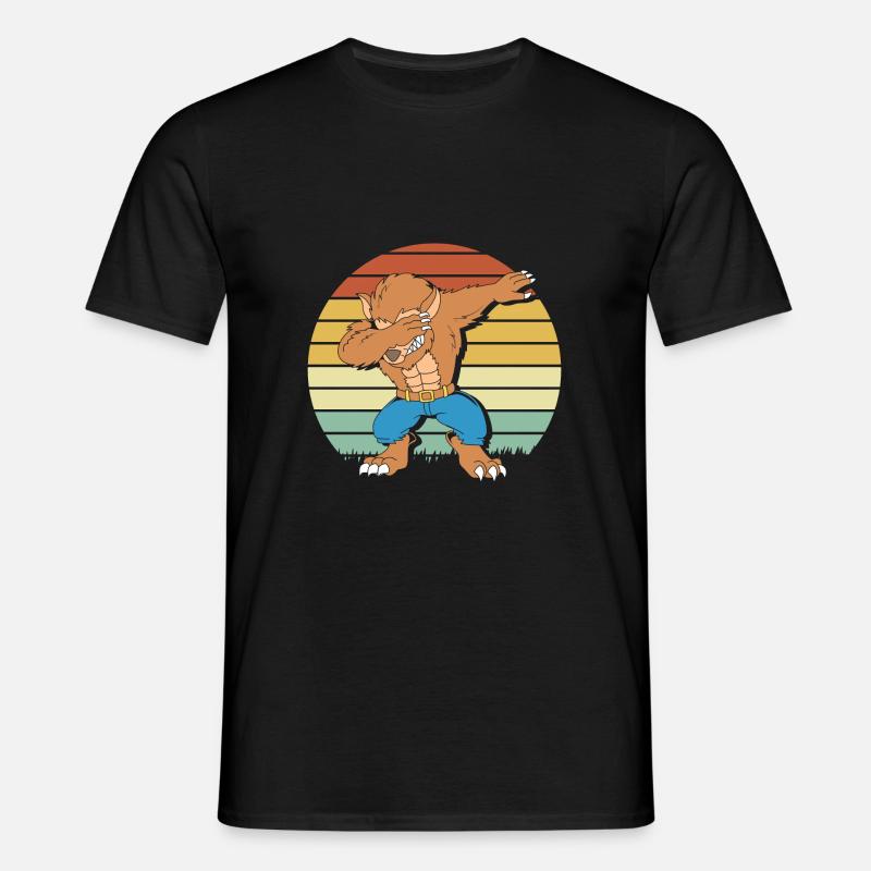 Werwolf - Männer T-Shirt - Schwarz