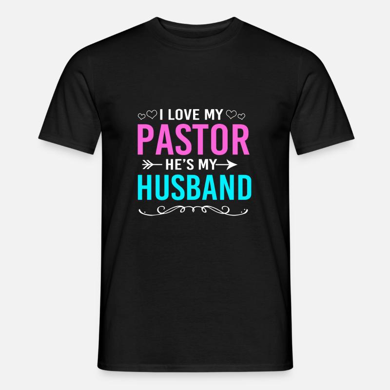 Pfarrer - Männer T-Shirt - Schwarz