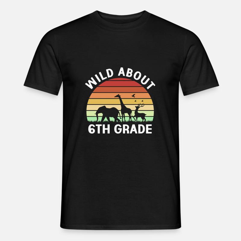 6. Klasse - Männer T-Shirt - Schwarz