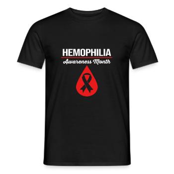 Hémophilie Hémophilie Hémophilie - T-shirt homme - noir - Devant - AI Model Male 178 light (178cm)